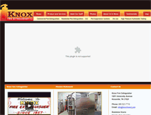 Tablet Screenshot of knoxfireext.com